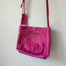 Load image into Gallery viewer, Rock Pepper Scissors Leather Crossbody Bag Pink NWT