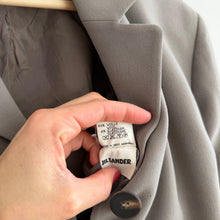 Load image into Gallery viewer, Jil Sander Single-Breasted Wool Blend Blazer Jacket Taupe 38