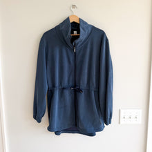 Load image into Gallery viewer, Lululemon Softstreme Cinch Waist Zip Up Jacket True Navy 10