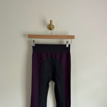 Load image into Gallery viewer, Lululemon About That Base High Rise Tight Black / Tender Violet 4