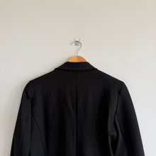 Load image into Gallery viewer, Jamison Evereve Single-Breasted Notch Lapel Snap Closure Blazer Jacket Black M