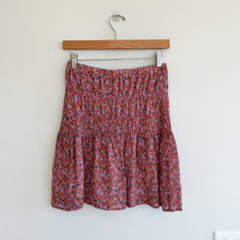 Load image into Gallery viewer, Sanctuary Sweeter Floral Print Ruffle Tiered Mini Skirt Red S