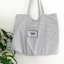 Load image into Gallery viewer, Anya Hindmarch Patent Leather Tassel Tote Bag Black with Dust Bag