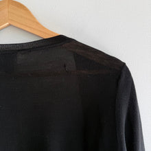 Load image into Gallery viewer, 3.1 Phillip Lim Merino Wool Knit Open-Front Long Sleeve Cardigan Sweater Black M