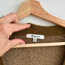 Load image into Gallery viewer, Madewell Bird's Eye Maysfield Cardigan Sweater in Coziest Yarn XXS