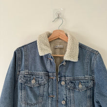 Load image into Gallery viewer, Mavi Jeans Frank Fleece Lined Button Front Denim Jacket Blue XS