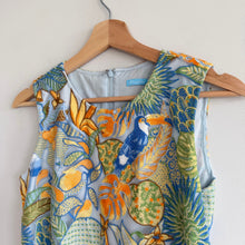 Load image into Gallery viewer, J. McLaughlin Paulina Parotta Embroidered Mini Sheath Dress Green Multi 4 NWT