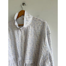 Load image into Gallery viewer, Calia Layered Lightweight Geometric Pattern Golf Activewear Jacket White XL