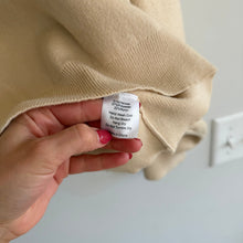Load image into Gallery viewer, Modern Citizen Knit Crew Neck Long Sleeve Pullover Sweater Cream L