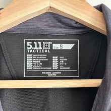 Load image into Gallery viewer, 5.11 Tactical 1/4 Zip Mixed Media Long Sleeve Pullover Gray/Black S