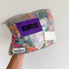Load image into Gallery viewer, Bums & Roses Parrot-Ise Found Collar Shirt & Pajama Short Set Green Pink L NWT