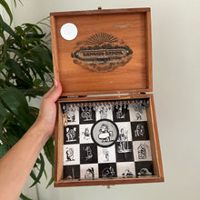 Load image into Gallery viewer, Sancho Panza Wood Cigar Box With Leather Strap Brown