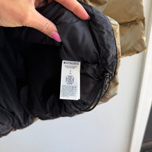 Load image into Gallery viewer, Athleta x Alicia Keys Golden Aura Zip Up Hooded Puffer Coat Metallic Brown S