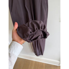 Load image into Gallery viewer, Athleta Brooklyn Zip Up Sleeveless Jogger Utility Jumpsuit Brown 6