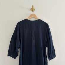 Load image into Gallery viewer, J. McLaughlin Sabina Knee Length 3/4 Sleeve Shirt Dress Blue L
