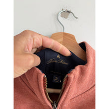 Load image into Gallery viewer, Brooks Brothers 1/4 Zip Cotton Pullover Sweatshirt Rust Orange XL