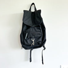Load image into Gallery viewer, Rebecca Minkoff Bikeshare Nylon Backpack Black