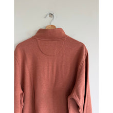 Load image into Gallery viewer, Brooks Brothers 1/4 Zip Cotton Pullover Sweatshirt Rust Orange XL