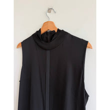 Load image into Gallery viewer, Kit and Ace Ryder Sleeveless Silk High Neck Boxy Mini Dress Black 12