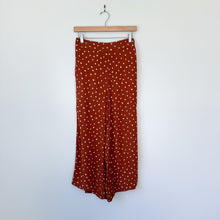 Load image into Gallery viewer, Madewell Tall Huston Pull-On Crop Pants in Inkspot Dots ST
