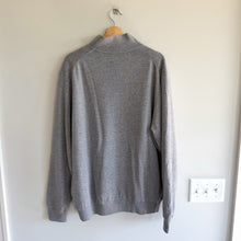 Load image into Gallery viewer, Fairway & Greene Baruffa Merino Long Sleeve 1/4 Zip Windsweater Grey XL Gray XL