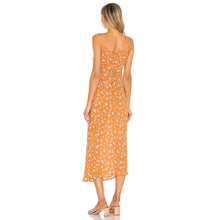 Load image into Gallery viewer, SNDYS. Honolulu Sleeveless Floral Print Midi Dress in Amber Daisy L