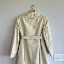 Load image into Gallery viewer, Vintage Aquanala Sara Fredericks Wool Lined Double Breasted Belted Trench Coat L