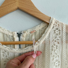 Load image into Gallery viewer, Free People Tu Es La Floral Lace Sleeveless Mini Dress Cream M