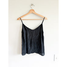 Load image into Gallery viewer, David Lerner Elsa Zebre Print Lightweight Cami Tank Top Black S NWT