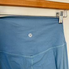 Load image into Gallery viewer, Lululemon Align™ High-Rise Ribbed Crop 23" Blue 4
