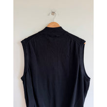 Load image into Gallery viewer, Peter Millar Autumn Crest 1/4 Zip Knit Casual Sweater Vest Black XL
