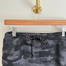 Load image into Gallery viewer, Sundry Camo Print Drawcord Mid Rise Waist Mini Skirt Gray 0