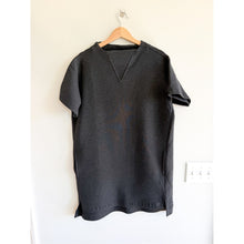 Load image into Gallery viewer, New Balance Crew Neck Short Sleeve Activewear T-Shirt Dress Charcoal Gray L