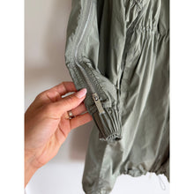 Load image into Gallery viewer, Armani Collezioni ZIp Up Long-Line 3-in-1 Utility Rain Jacket Green 46