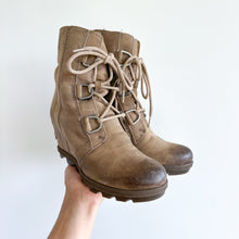 Load image into Gallery viewer, Sorel Joan of Arctic Wedge II Waterproof Lug Sole Booties 7