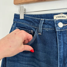 Load image into Gallery viewer, L'AGENCE Whitney High Rise Wide Leg Jeans in Caraway Blue 25