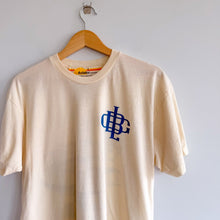Load image into Gallery viewer, Aviator Nation Hunger Games Crew Tee Shirt Vintage White L