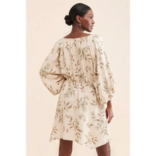 Load image into Gallery viewer, Free People Portia Floral Print Balloon Sleeve Mini Dress Cream M