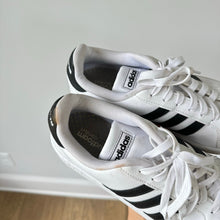 Load image into Gallery viewer, Adidas Grand Court Lace Up Leather Low Top Sneakers White Black 7.5