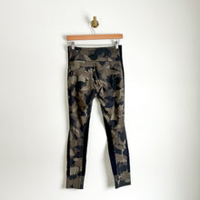 Load image into Gallery viewer, Athleta Essex Camo Hybrid Tights in Arbor Olive S $98