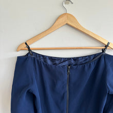 Load image into Gallery viewer, Bardot Solange Off The Shoulder Long Sleeve Dress Blue 8