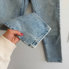 Load image into Gallery viewer, Grlfrnd Helena High Rise Button-Fly Denim Straight Leg Jeans Blue 25