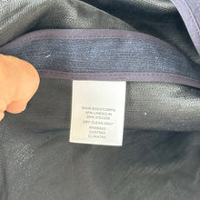 Load image into Gallery viewer, Classiques Entier Linen Blend Sleeveless Wrap Belted Dress Navy 10