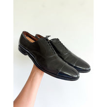 Load image into Gallery viewer, Allen Edmonds Park Avenue Cap Toe Lace Up Oxford Shoes Black 14