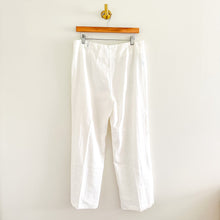 Load image into Gallery viewer, NWT J. McLaughlin Carter High Rise Linen Blend Cropped Casual Pants White 12