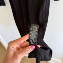 Load image into Gallery viewer, Good American Sundown Mock Neck Long Sleeve Midi Dress Black 3