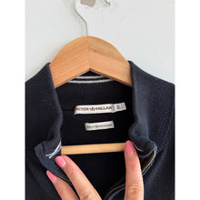 Load image into Gallery viewer, Peter Millar Autumn Crest 1/4 Zip Knit Casual Sweater Vest Black XL