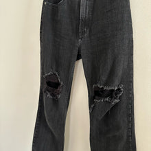 Load image into Gallery viewer, Abercrombie & Fitch The Ankle Straight Ultra High Rise Jeans Black