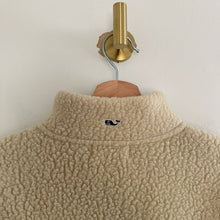 Load image into Gallery viewer, Vineyard Vines Heritage Sherpa 1/2-Zip in Camel XXS