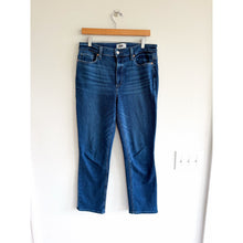 Load image into Gallery viewer, Paige Soleil Cindy High Rise Denim Straight Leg Jeans Blue 31